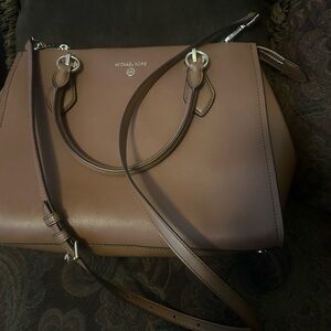 Michael Kors Brown Leather Satchel